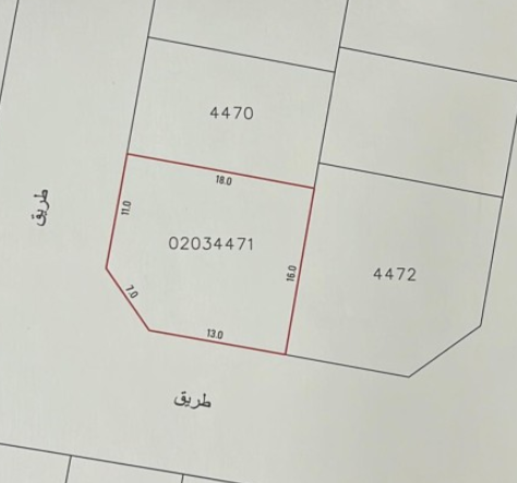 ارض للبيع في ديار المحرق (السدرة)